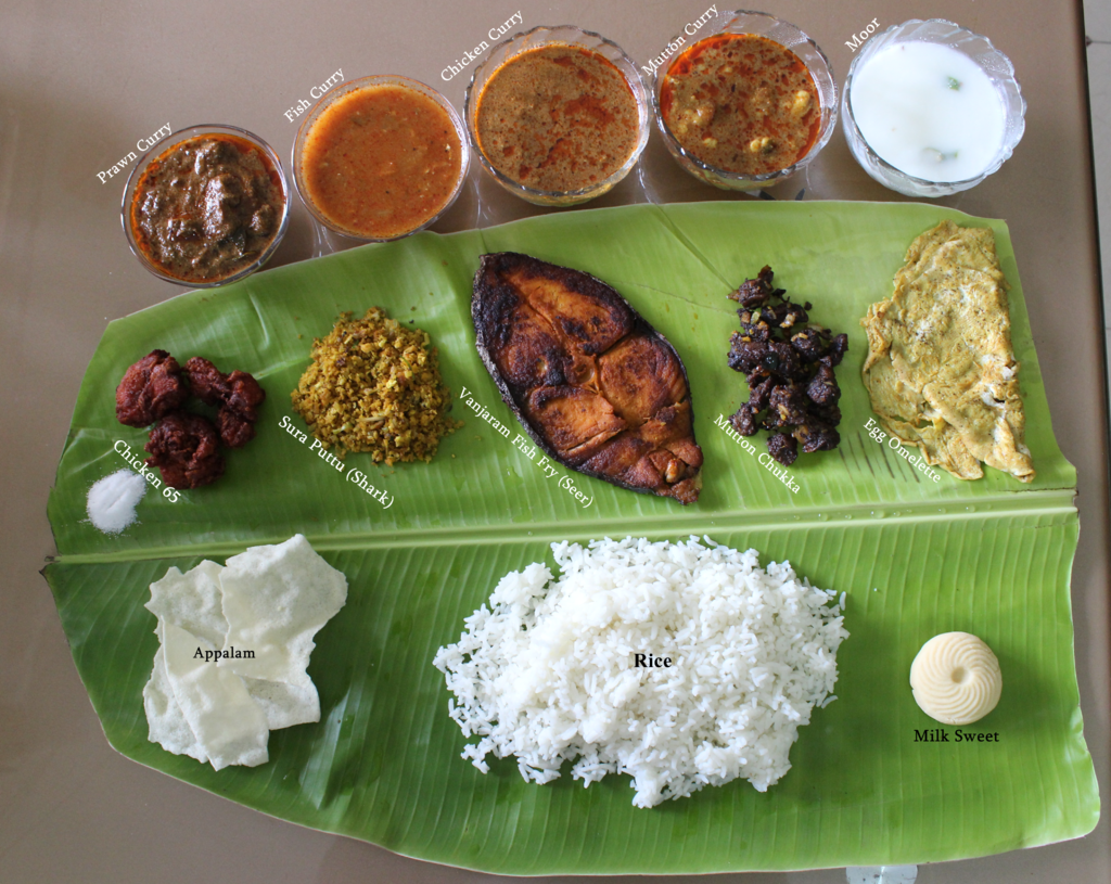 Tamil Nadu Non-veg meal