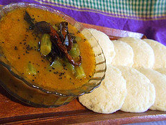 South Indian Sambhar and Idlis