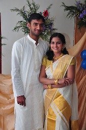 Kerala bride and groom